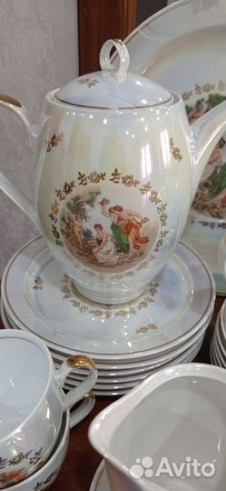 Чайный,кофейный сервиз мадонна гдр