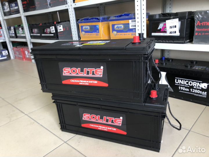 Аккумуляторы для грузовых авто 190Ah