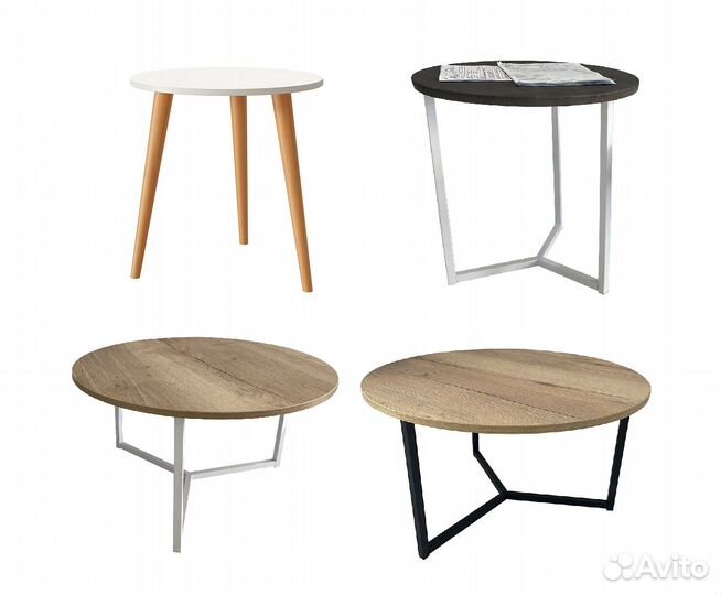Стол Ангстрем круглый разные модели