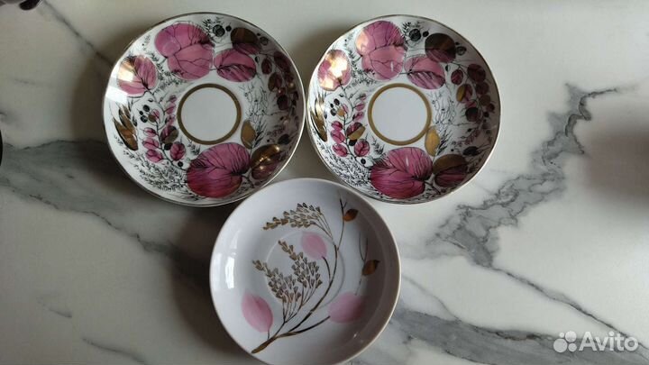 Чайные блюдца лфз, Дулево