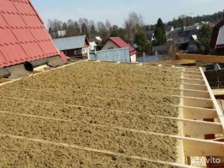 Базальтовый утеплитель. Насыпная крошка
