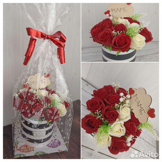 Букеты из вспененного мыла