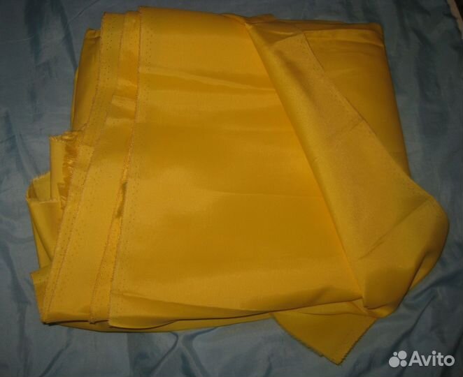 Отрез новой ткани времен СССР - плотный шелк