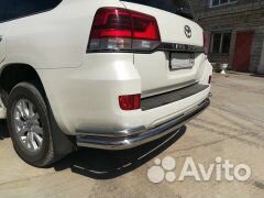 Защита переднего бампера Land Cruiser 200 овал