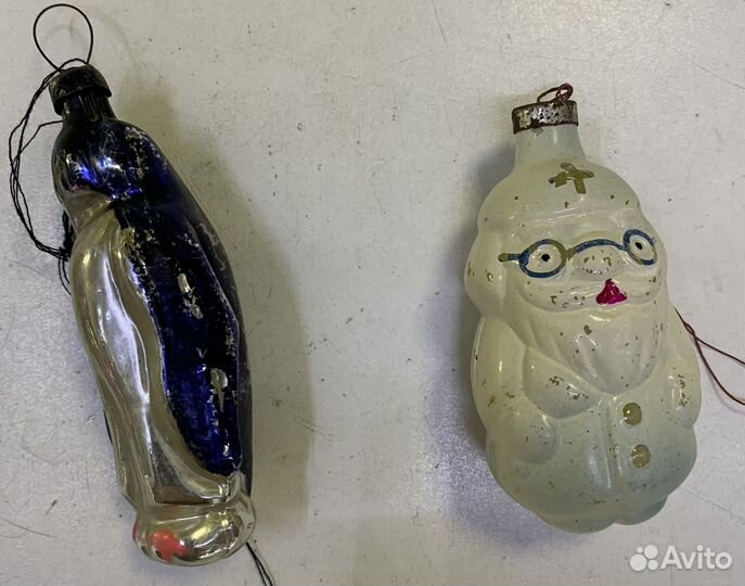 Ёлочные игрушки, старые, СССР