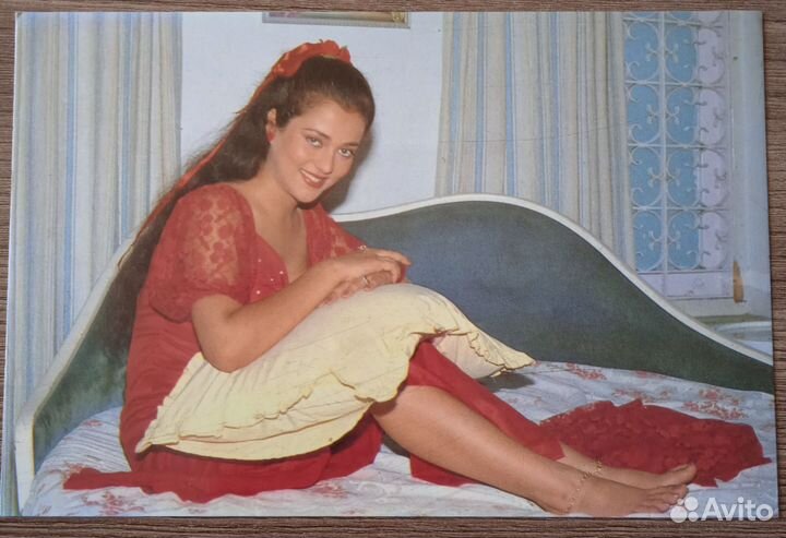 Открытки с индийскими актёрами. Старички