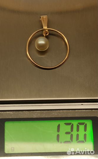 Подвеска с жемчужиной СССР