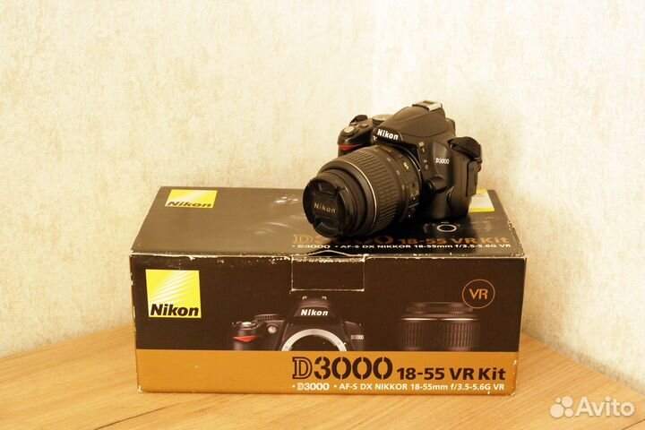 Зеркальный фотоаппарат Nikon D3000 Kit 18-55VR