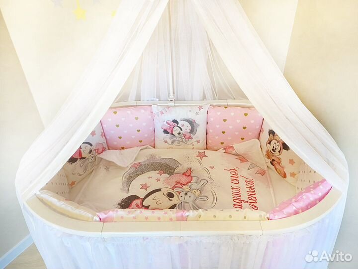 Новые бортики в детскую кроватку