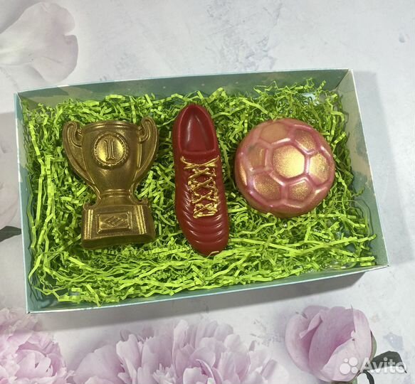 Шоколадный набор в подарок тренеру, спортсмену