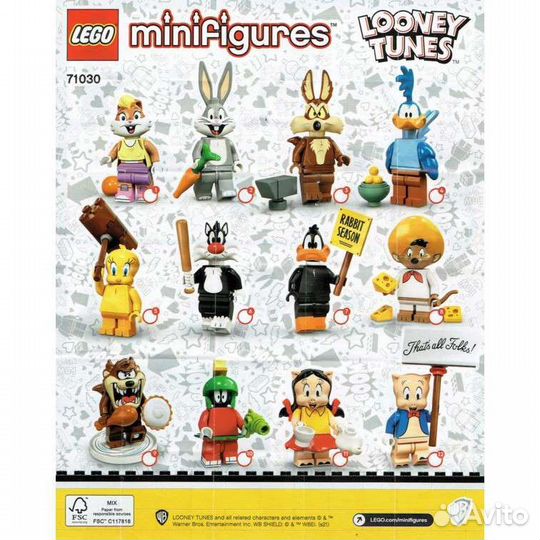 Lego minifigures Looney Tunes 71030