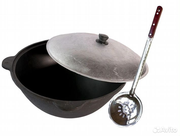 Казан узбекский чугунный 8л