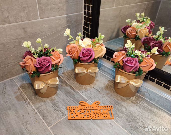 Мыльные розы букеты