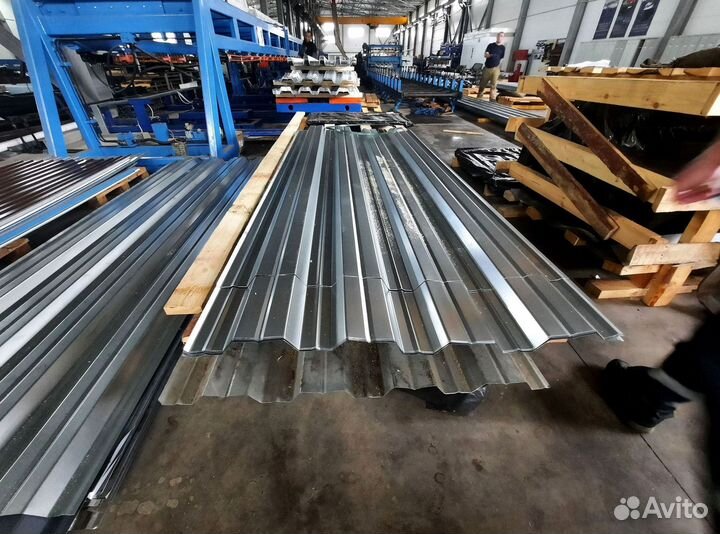 Профнастил оцинкованный окрашенный Н-57 0,7х750