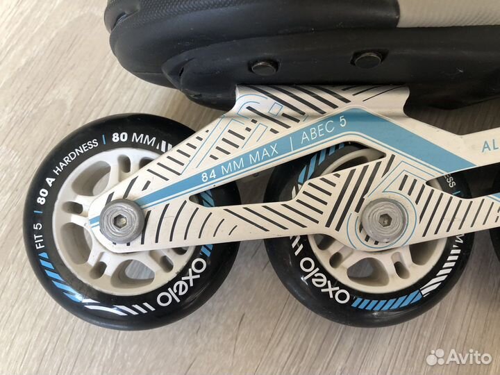 Роликовые коньки Decathlon Oxelo Fit 5 размер 37