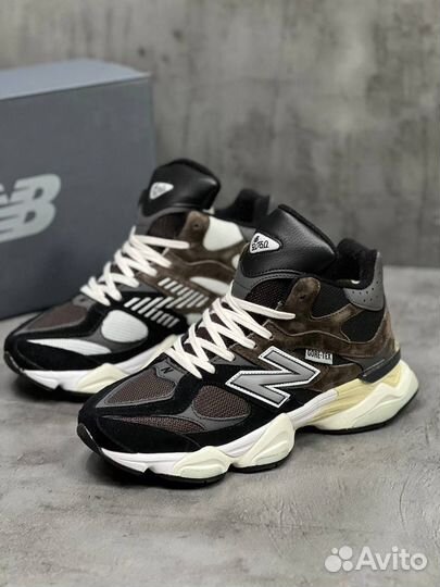 Кроссовки new balance 9600 зимние серые 41-45