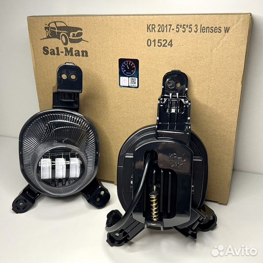 LED птф KIA RIO 4 в дхо, птф в дхо Киа Рио 4 - 50W