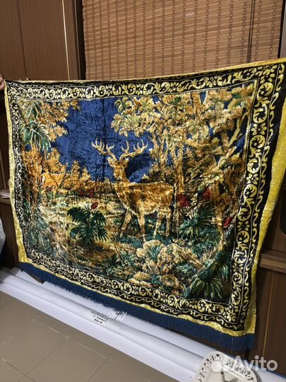 Ковер СССР плюшевый Олени