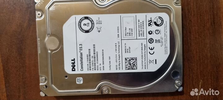 Жесткий диск dell ibm seagate 2tb 3tb 6tb sas