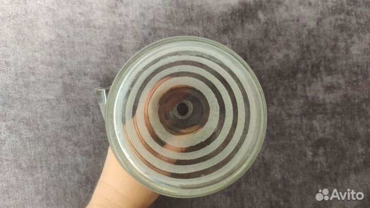 Штоф зеленое матовое стекло позолота СССР 1960-е