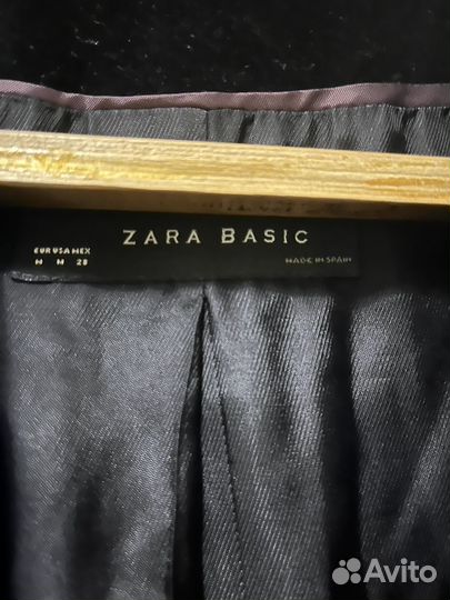 Пиджак велюр Zara basic