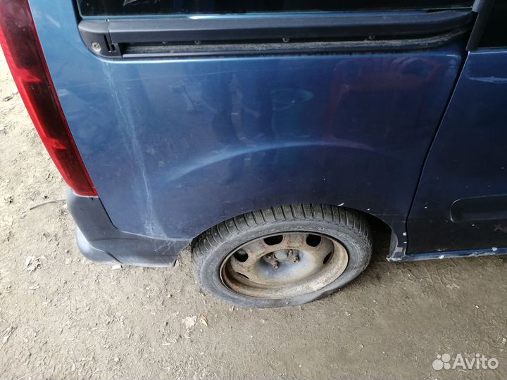 Четверть задняя правая peugeot partner 2 B9 TePee