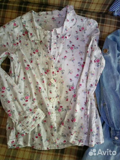 Рубашки пакетом для девочки от 5 до 8 лет