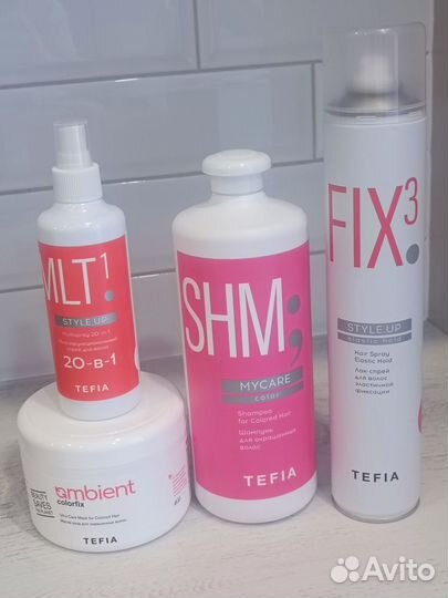 Tefia Лак для волос, шампунь, маска