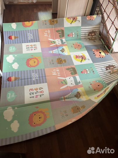 Детский коврик для ползания 180 200