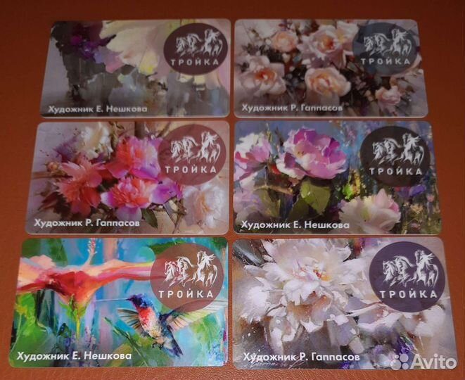 Карты «Цветы. Картины современных художников»