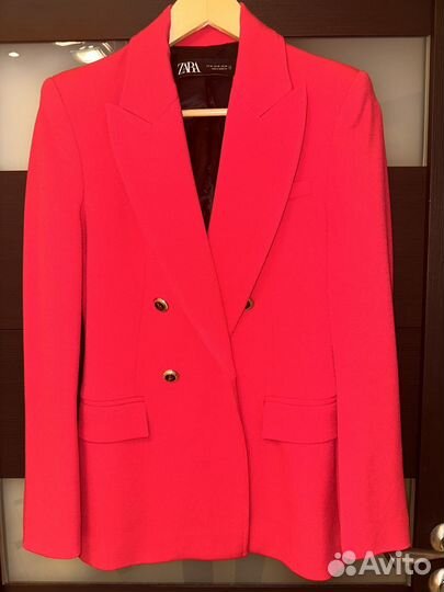 Розовый пиджак zara, размер XS
