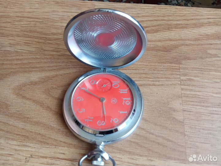 Часы карманные молния глухарь