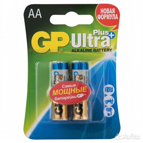 Батарейка GP Ultra Plus AA 2шт