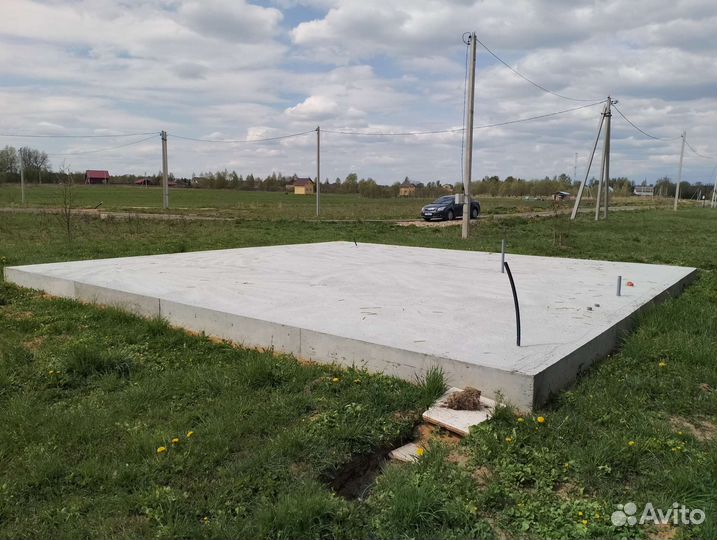 Заливка фундамента бетонные работы под ключ