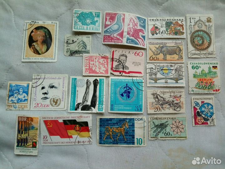 Марки иностранные