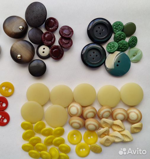 Пуговицы СССР и импортные 50-90-е гг