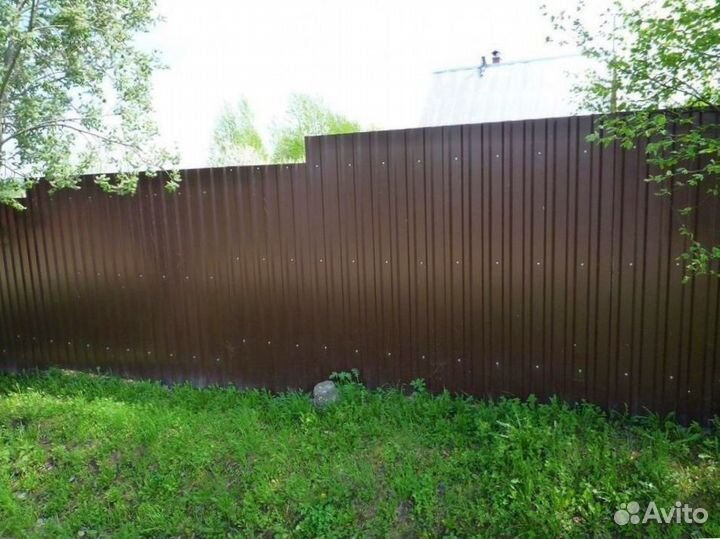 Забор из профнастила