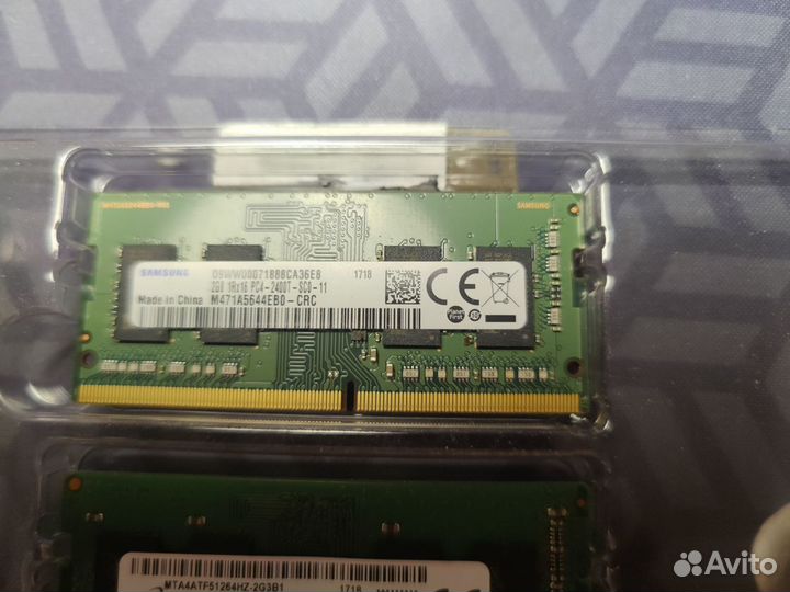 Оперативная память для ноутбука ddr4 4gb и 2gb