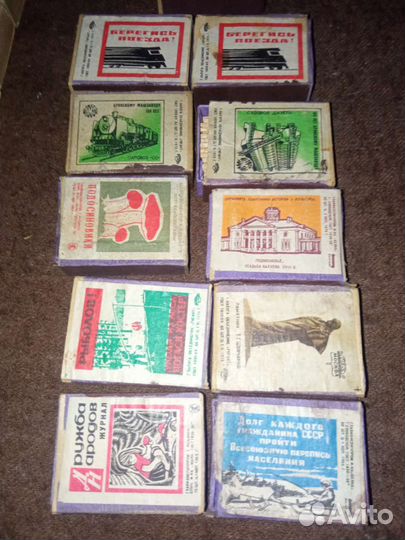 Спички СССР в деревянном коробке