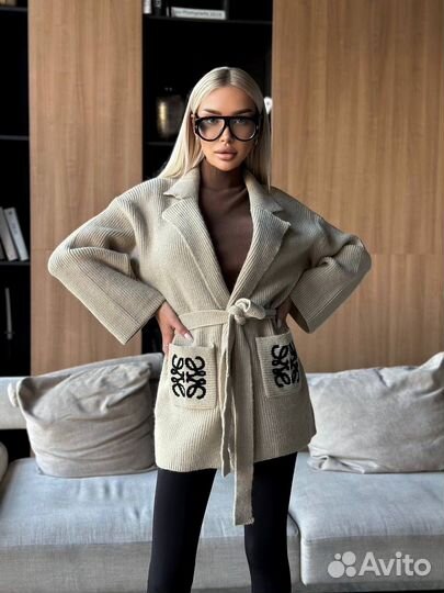 Стильный вязаный Кардиган Loewe