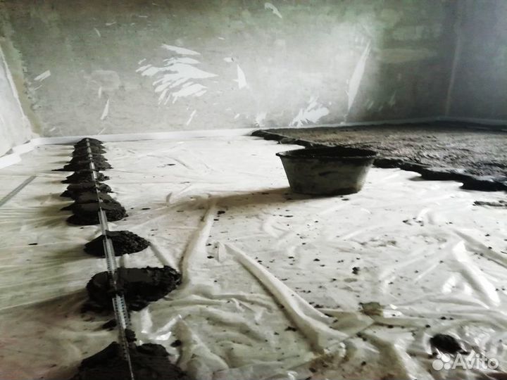 Стяжка пола. Наливной пол. Демонтаж пола. Ламинат