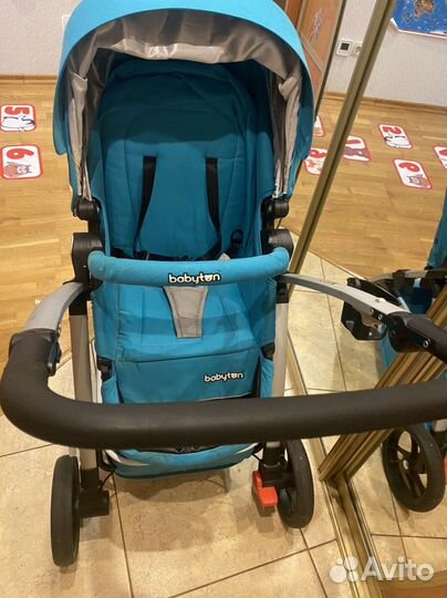 Прогулочная коляска Babyton N40 (бирюзовая)