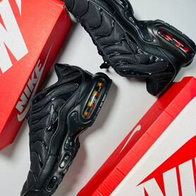 Мужские кроссовки nike air max tn + чёрные