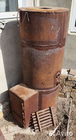 Буржуйка, печь для отопления дома с водянной