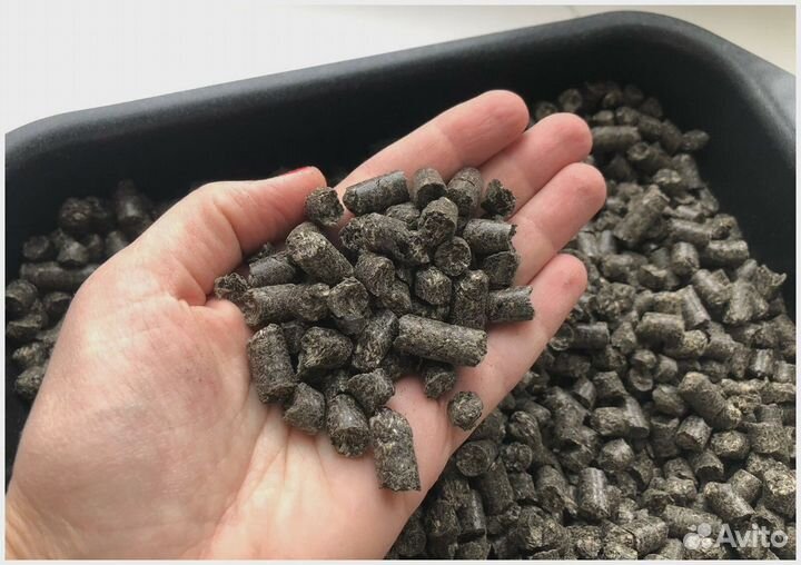 Пеллеты (гранулированная лузга подсолнечника)