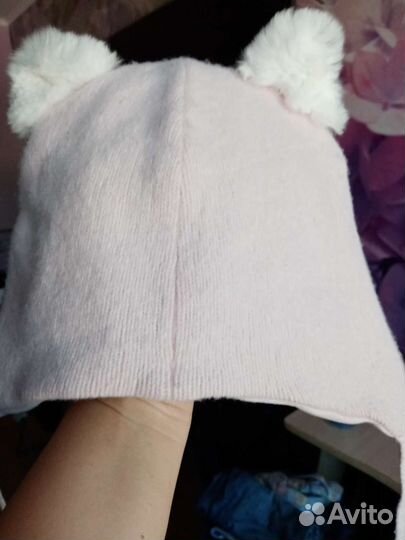 Шапка зимняя шерсть и кашемир 54 56