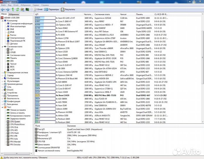 Xeon L5420 4 ядра адаптированный под 775 сокет