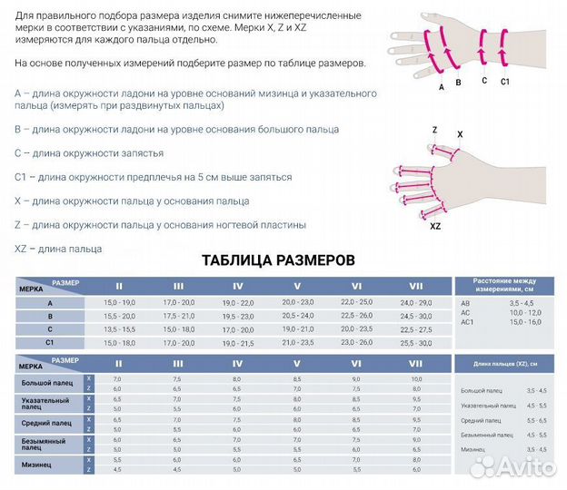Компрессионная перчатка Medi