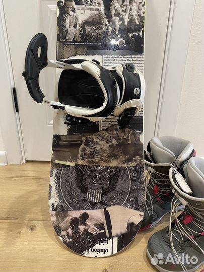 Комплект сноуборд nitro + крепления + ботинки