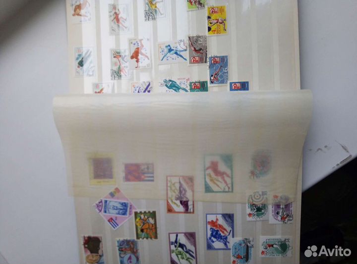 Альбом с марками времен СССР